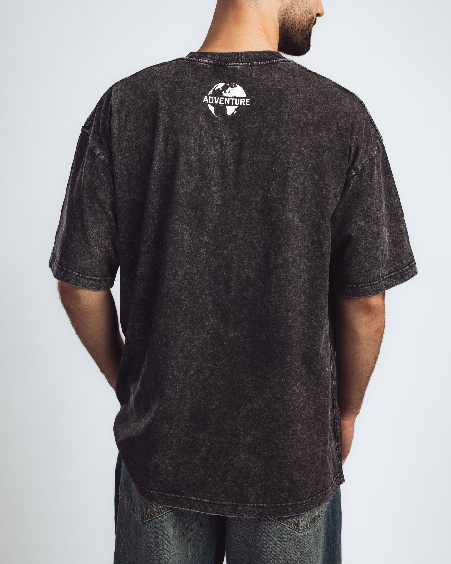 Black Washed Oversize Premium T-Shirt