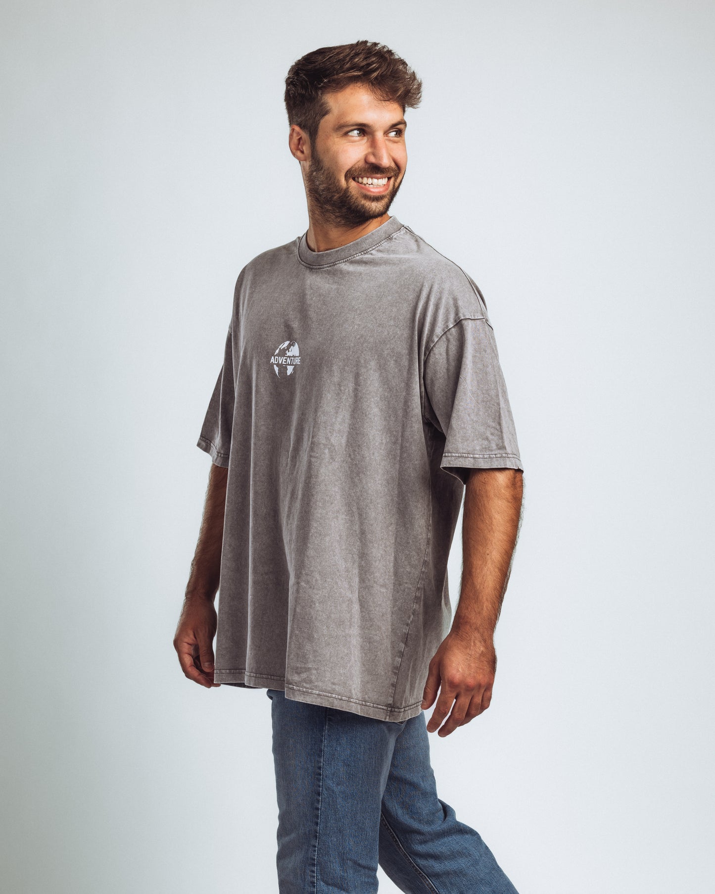 Gray Oversize Premium T-Shirt