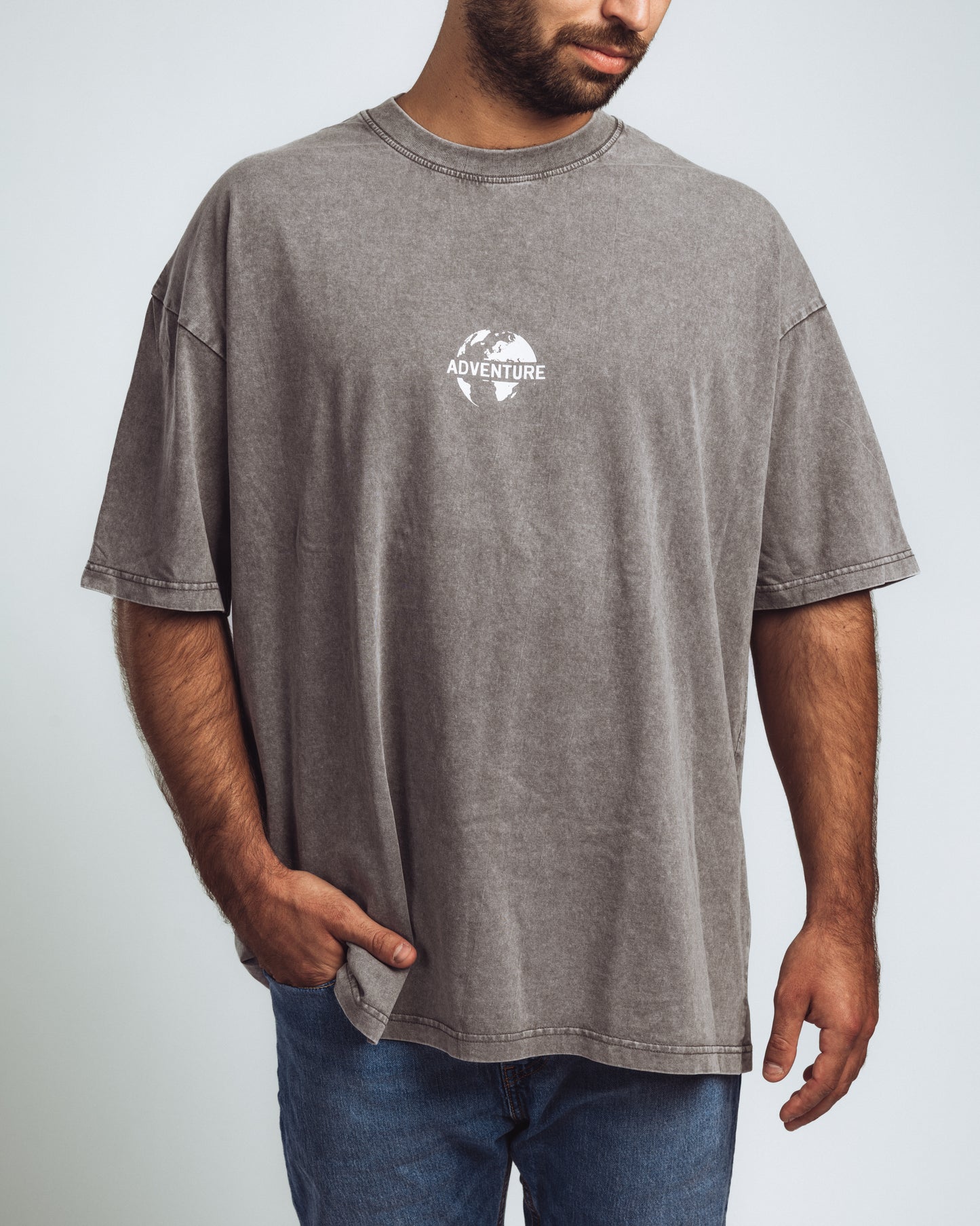 Gray Oversize Premium T-Shirt