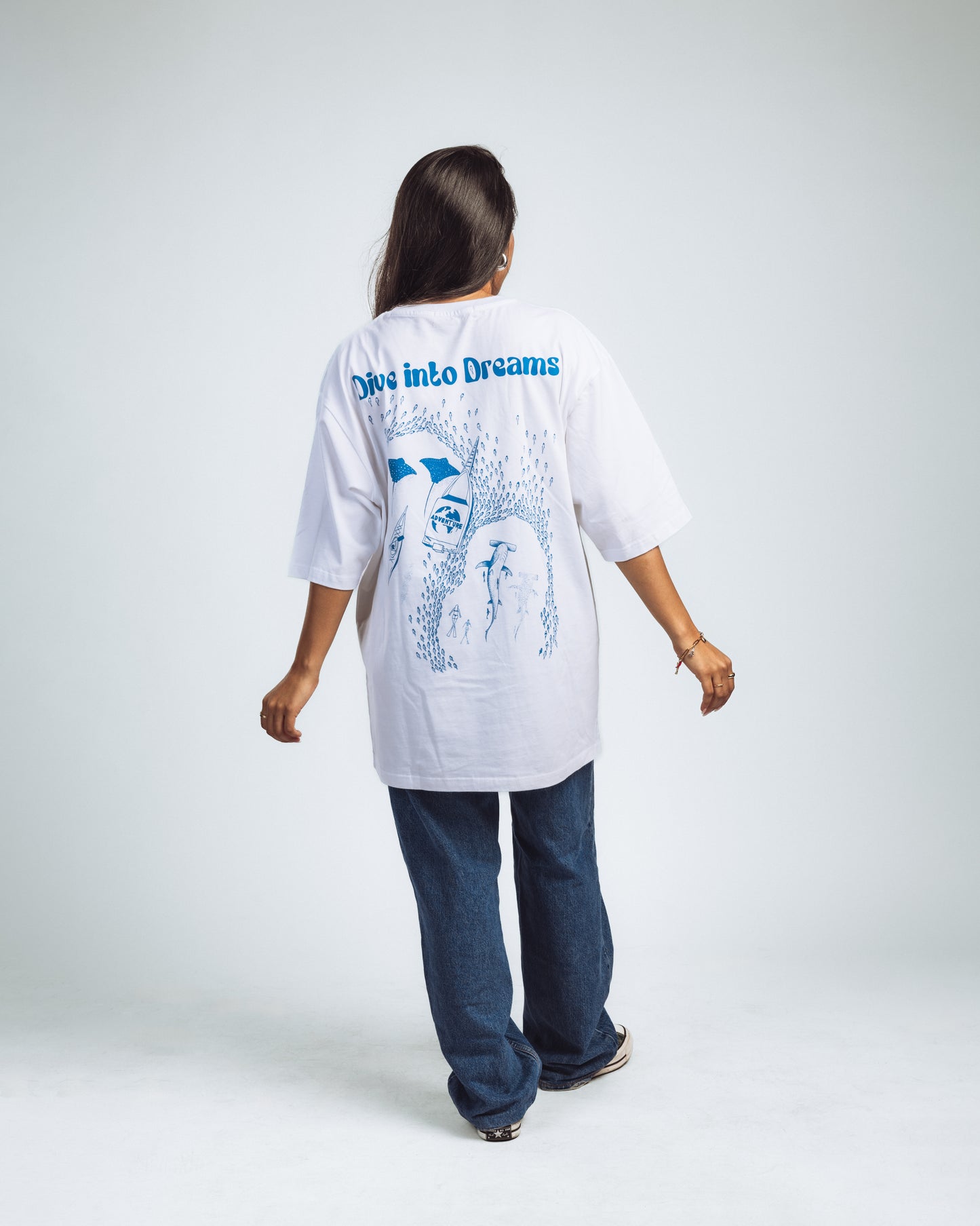 White Oversize Premium T-Shirt