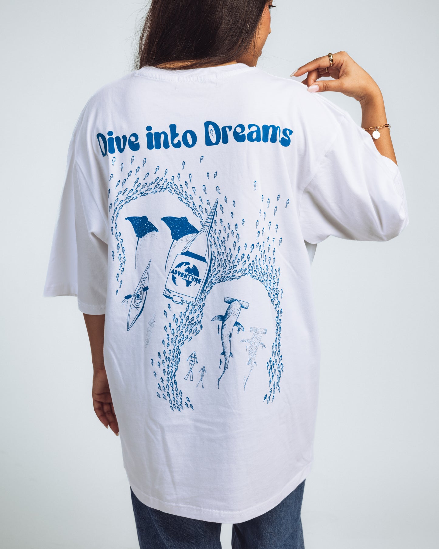 White Oversize Premium T-Shirt