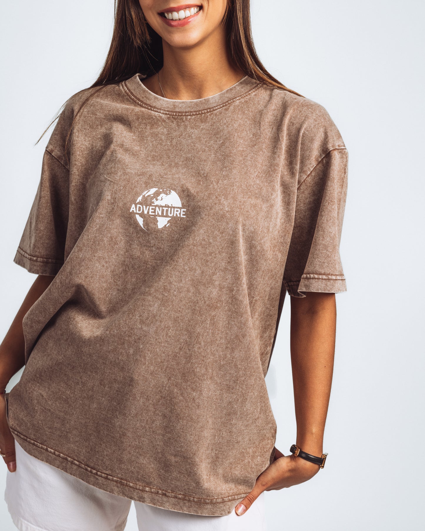 Brown Oversize Premium T-Shirt