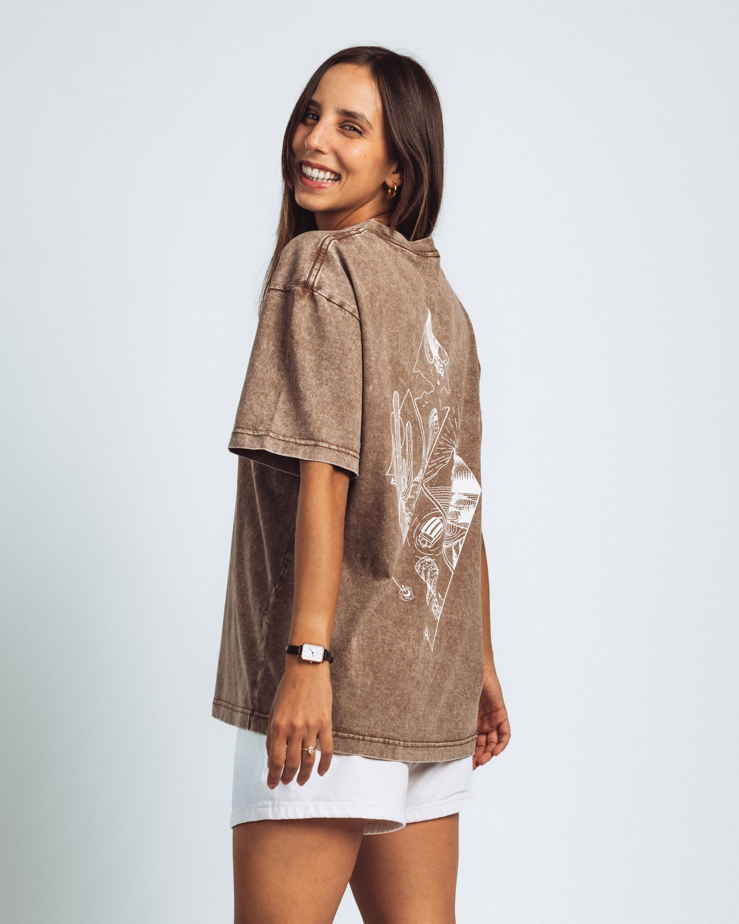 Brown Oversize Premium T-Shirt